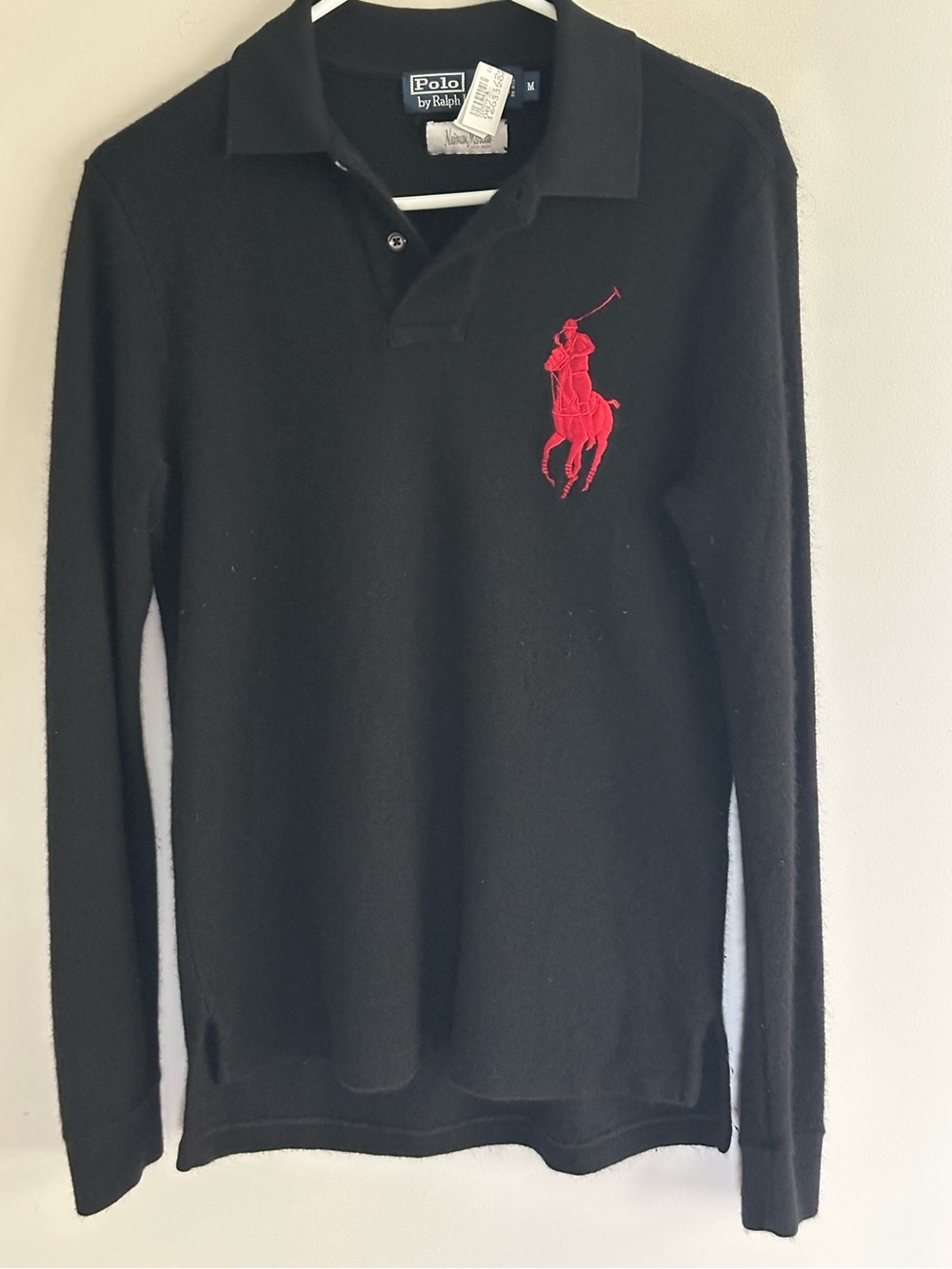 Vintage 100% Cashmere Ralph Lauren Mens Polo Sweater M